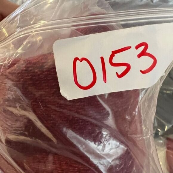 Vintage 70s Handmade Argyle Print Red Wood Button Owls Jacket Coat Size Small - Picture 15 of 16